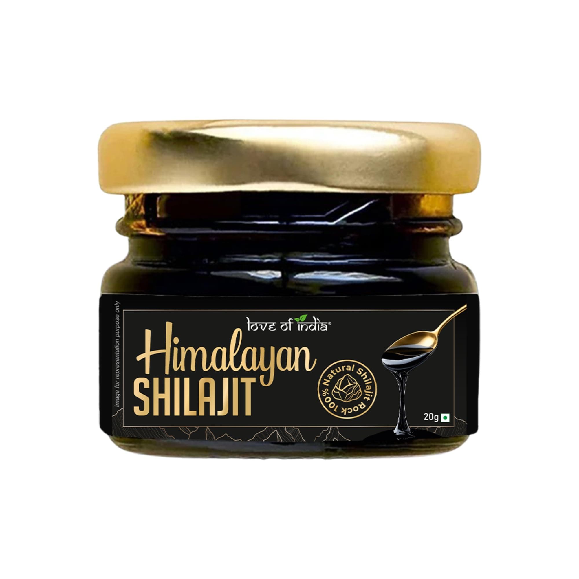 Love of India Shilajit Resin 20g | Pure Himalayan Shilajeet for Men & Women | Rich in Fulvic Acid & 85+ Minerals | Supports Strength, Stamina & Recovery