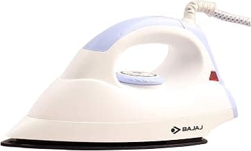Bajaj DX4 NEO Dry Iron (White/Lavender) 1000 Watt, 1000 watts, Stainless Steel