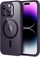 ESR for iPhone 14 Pro Max Case, Compatible with MagSafe, Scratch-Resistant, Thin and Slim, Classic Shockproof Military-Grade Protection, TPU, Magnetic Back Cover, Clear Purple