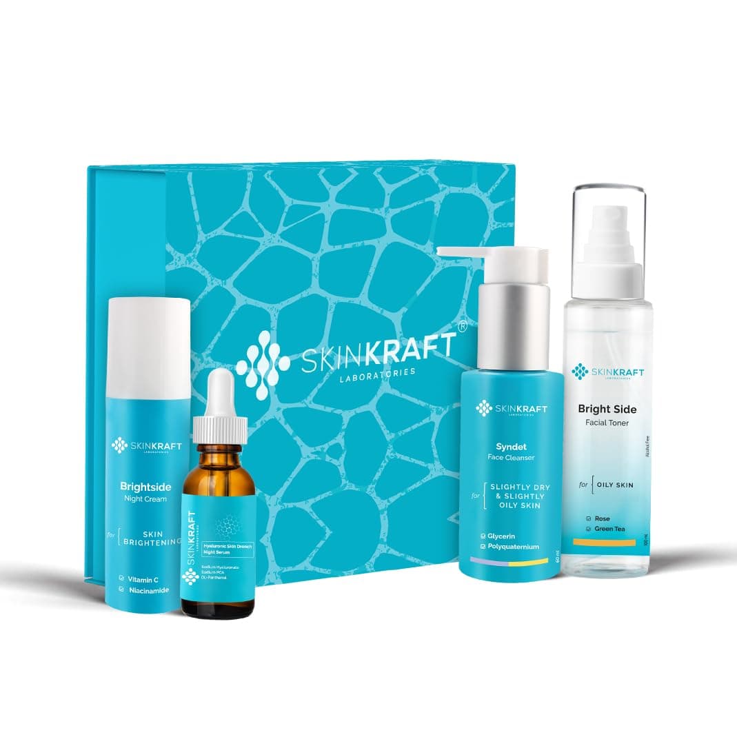 SkinKraft Night Routine Kit | Night Skin Care Routine Kit | 4 Products