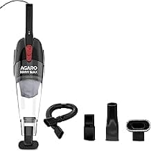 AGARO Regal 800 Watts Handheld Vacuum Cleaner, for Home Use, Dry Vacuuming, 6.5 kPa Suction Power, Lightweight, Lightweight & Durable Body, Small/Mini Size (Black)