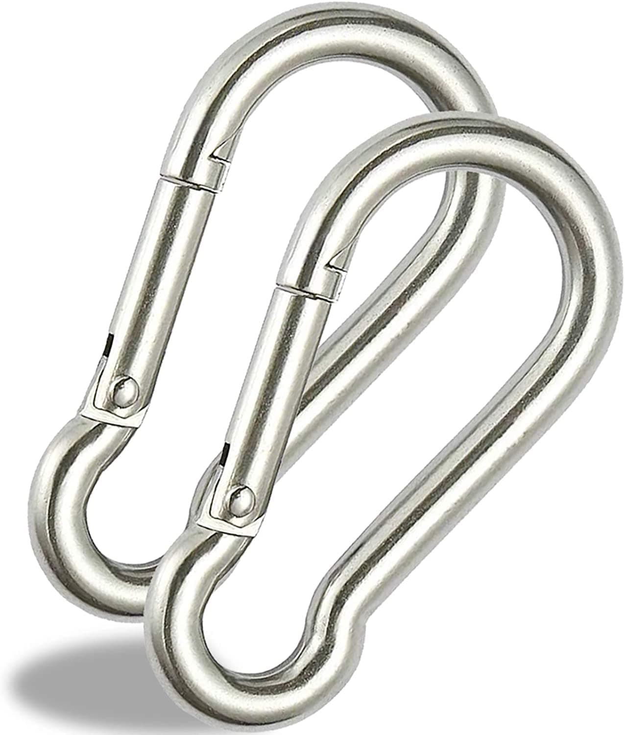 GOCART WITH G LOGO Small M5 Plated Mild Steel Snap Hooks Carabiner (2)
