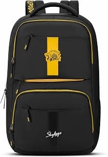 Skybags Thala 16.5" Compatible Laptop Backpack 24L | 3 Compartments with Quick-Access Front Pocket & Rain Cover | Tablet Sleeve, USB Port & Side Pocket | CSK Travel Backpack for Men & Women