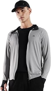 ADRO Sunscreen Jacket for Men UV Sun Advanced Protection Running Jackets For Men Biker Jackets with Zipper Sports jacket for men