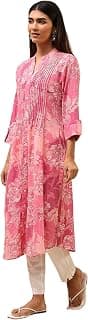 BIBA Women Straight Fit Rayon Kurta