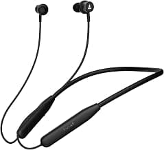 boAt Rockerz 110 Rockerz Wireless Ear Neckband with Up to 40 hrs Playtime, Dual Device Pairing, ENx Tech, ASAP Charging, BTv5.3,IPX5,Type-C Interface & Magnetic Power Buds(Active Black)
