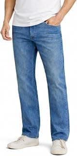 Louis Philippe Men's Regular Fit Stretch Fabric for Comfort Premium Wash Aesthetic Authentic Twill and Durable Jeans