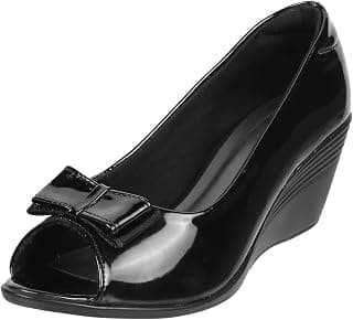Metro Women's Formal Peep Toe Wedge Heel Fashion Sandals
