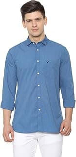 Allen Solly Mens Slim Collar Slub Casual Shirt