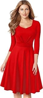 ILLI LONDON Women's A-Line Knee Length Dress