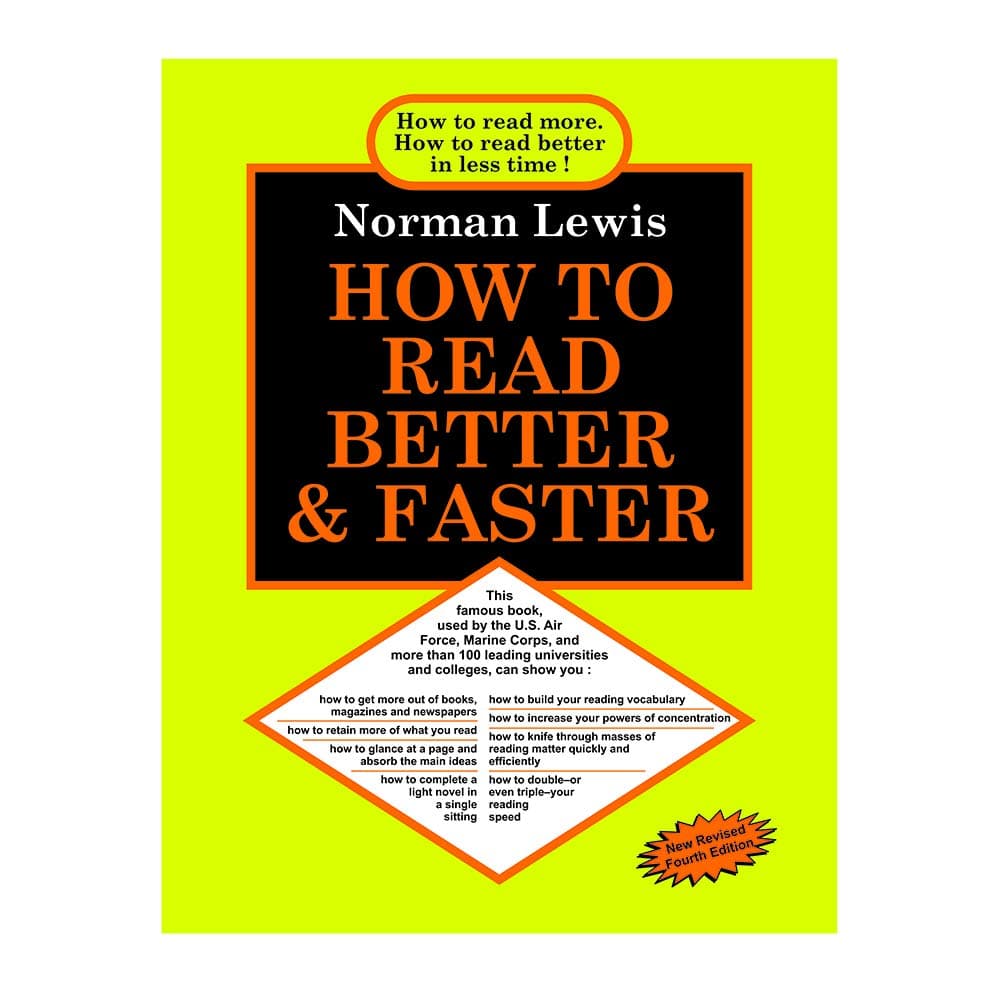 How to Read Better and Faster