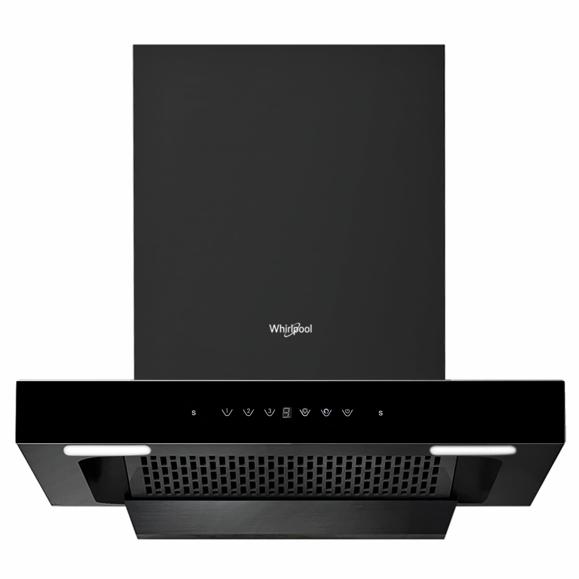Whirlpool 60cm 1350 m3/hr Filterless Autoclean Kitchen Chimney with 3 Years Comprehensive & 11 Years Warranty on Motor| Made In India (TAFL 60 HAC BK HOOD), Black