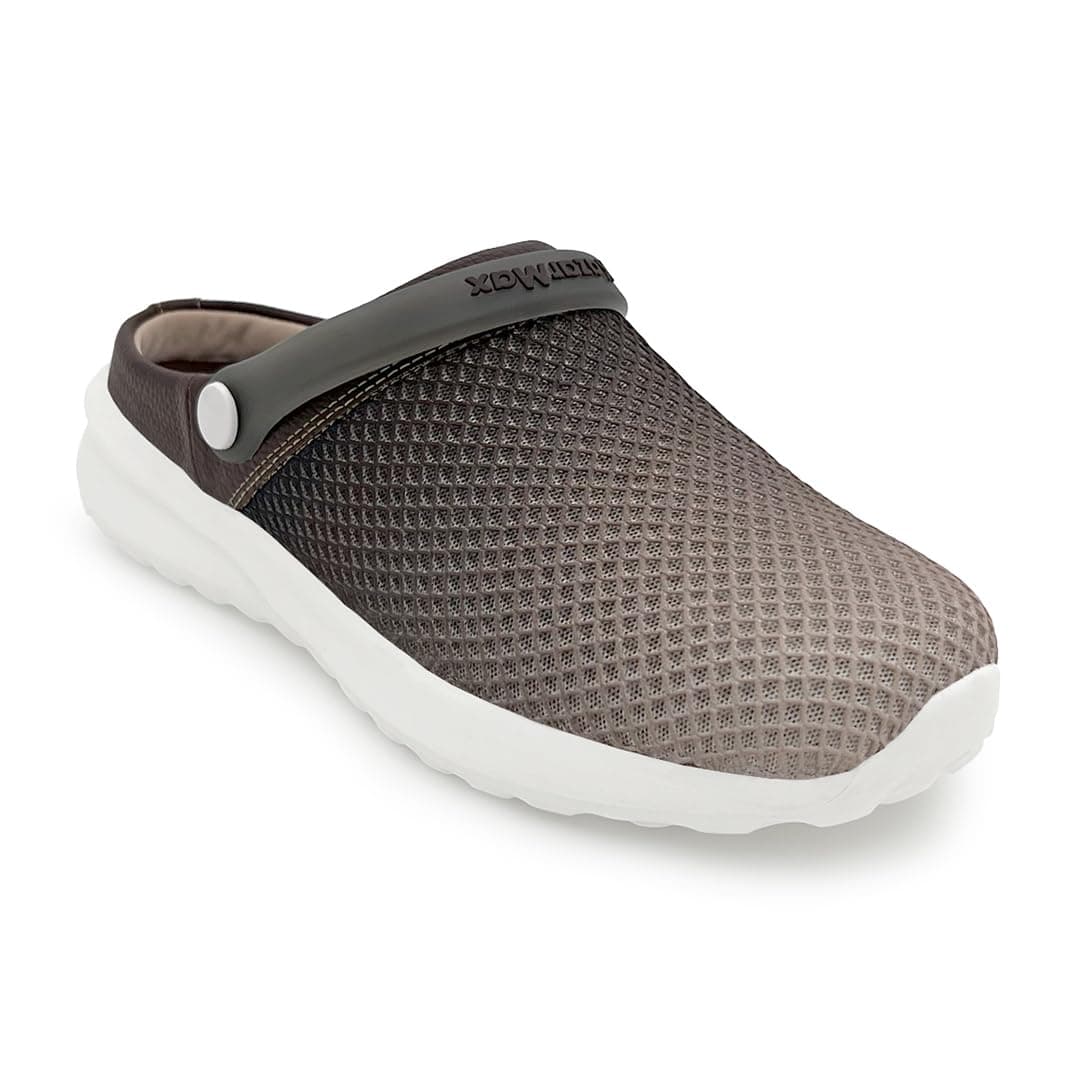 KazarMax Men's Lightweight Clogs with Adjustable Back Strap | Anti-Skid EVA Sole | Memory Foam Cushion | Casual Slip-On Sandals for Daily Use