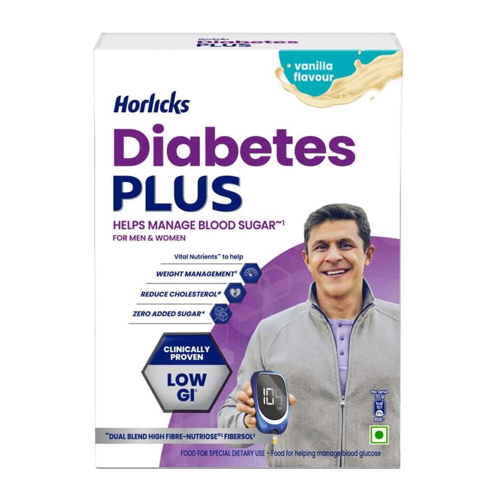 Horlicks Diabetes Plus Vanilla 400 g Jar