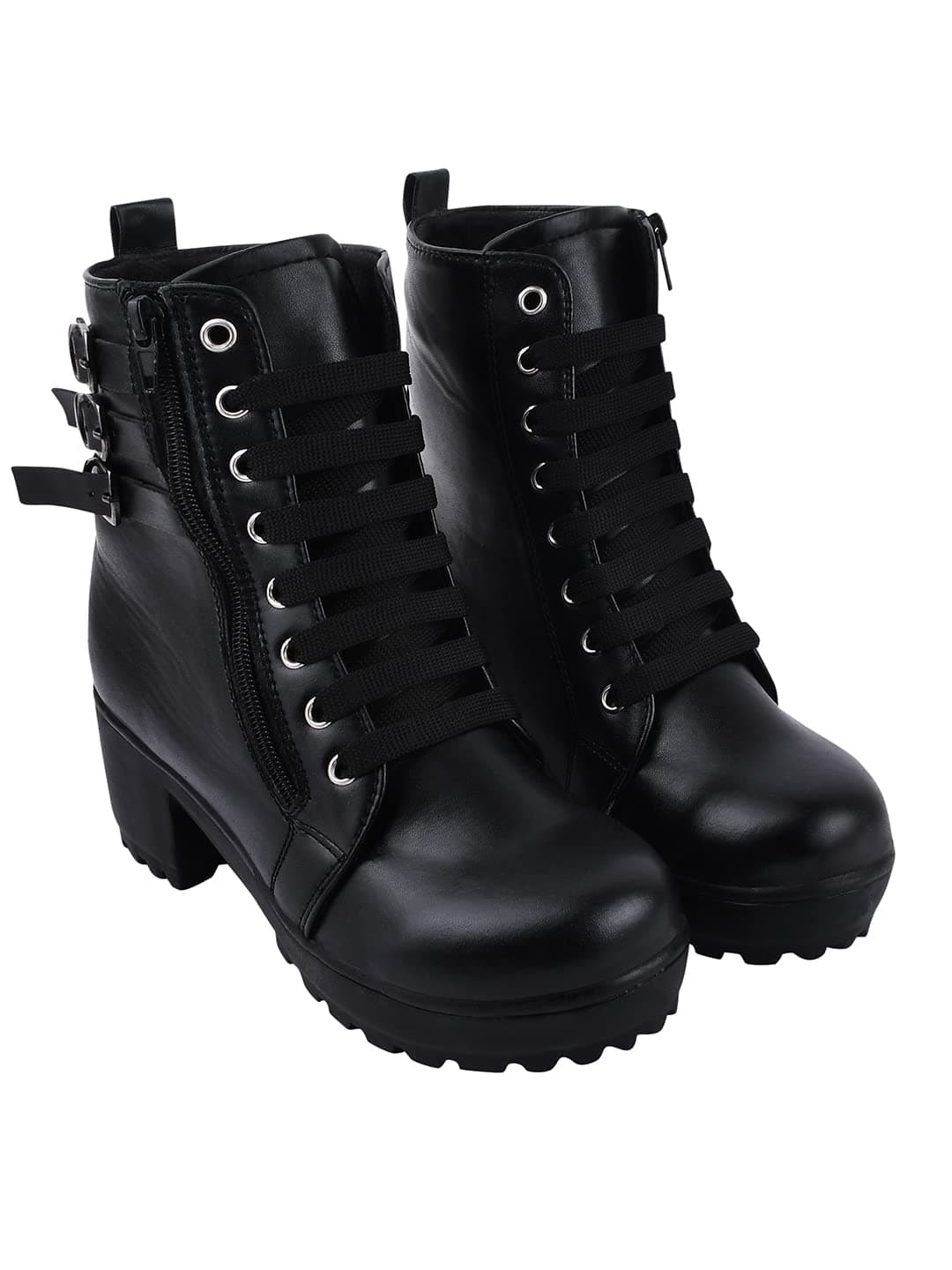 Shoetopia Women Lace Up Boot