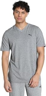 PUMA Men Cotton Solid Classic Fit Tees