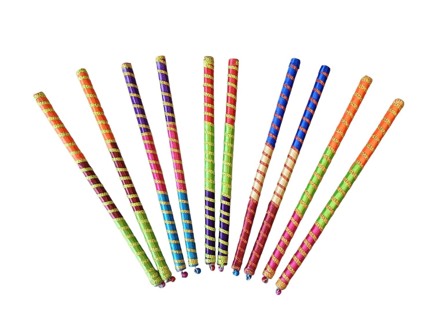 Trending Hut Navratri Celebrations Wooden Decorative Dandiya Stick for Garba | Handmade Wooden Dandiya for Navratri & Dandiya Raas