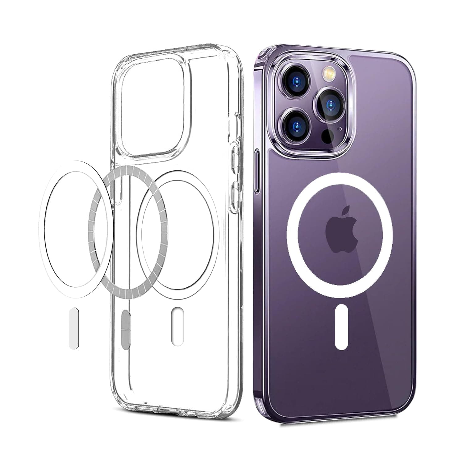 Sadhwanis Ultra-Hybrid Shockproof Back Cover Case for iPhone 14 Pro Max Compatible with MagSafe | Camera Protection Bump Hard Back Cover for iPhone 14 pro max