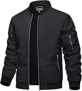 MIA FASHION Men's Water-Resistant Full Sleeve Jacket for Light Rain – Zipper Closure, Inside Pocket – Ideal for Bikers & Outdoor Activities
