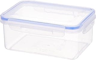 Aristo LOCK & FRESH 211 |Container for Kitchen Storage Set Plastic Storage Container | 1100 ML, 1-Piece Storing grains, pulses, snacks etc (19 x 13 x 8cm)
