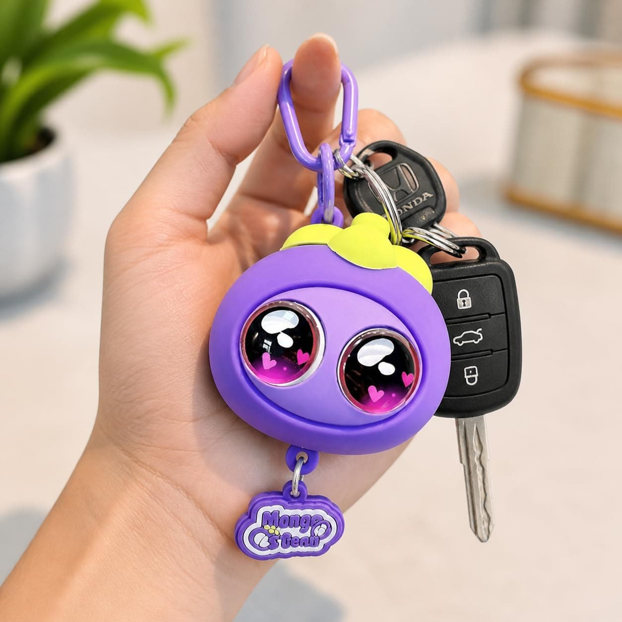 DIGITAL DREAMS Cartoon Keychain for Kids School Bag | 3D Silicone Rubber Character Key Chain Key Ring | Cute Bag Charm | Lightweight