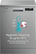 Voltas Beko 14 Place Setting Dishwasher, AquaFlex, AquaIntense (DF14S2,Silver), Free 1 Year Extended warranty
