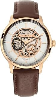 Titan Titan Silver White Dial Analog Watch for Men-NR90110WL03