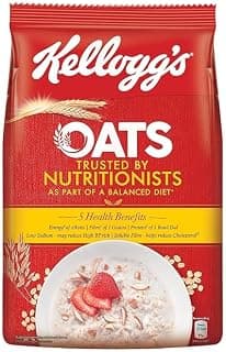 Kellogg's Oats| Rolled Oats| High in Protein and Fibre, Low in Sodium | 400g Pack
