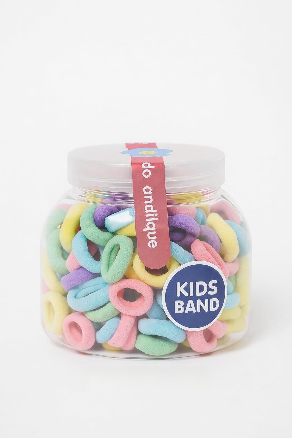 Frescorr (100 pcs) Baby Hair Ties | Soft No-Damage Premium Elastic Mini Rubber Bands for girls | Strong Stretch Ponytail Holders | Daily Use Hair Accessories | (Pastel)