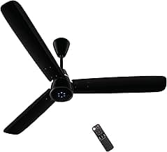 atomberg Renesa Epoque 1200mm BLDC Ceiling Fan with Remote | Advance Air+ Technology | BEE 5 star Rated | Low Noise | Sleek Design | 2 Year Warranty | Gloss Black