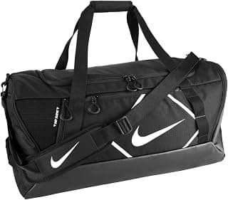 Nike Diamond Duffel Bag - Black/Black/White, ONE Size