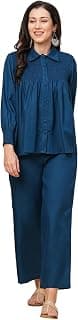 Globus Women Co-ord Set (8909389015839_Black_S)