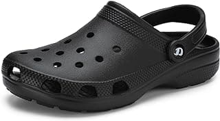 DOCTOR EXTRA SOFT Men's Classic Casual Clogs/Sandals with Adjustable Back Strap for Adult | Comfortable & Light Weight | Stylish & Anti-Skid | Waterproof & Daily Mules for Gents & Boys D-501