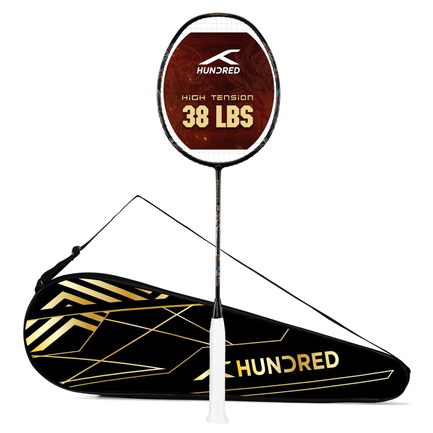 Hundred Carbon Graphite Predator 82 Extreme - Black (UNSTRUNG), Badminton