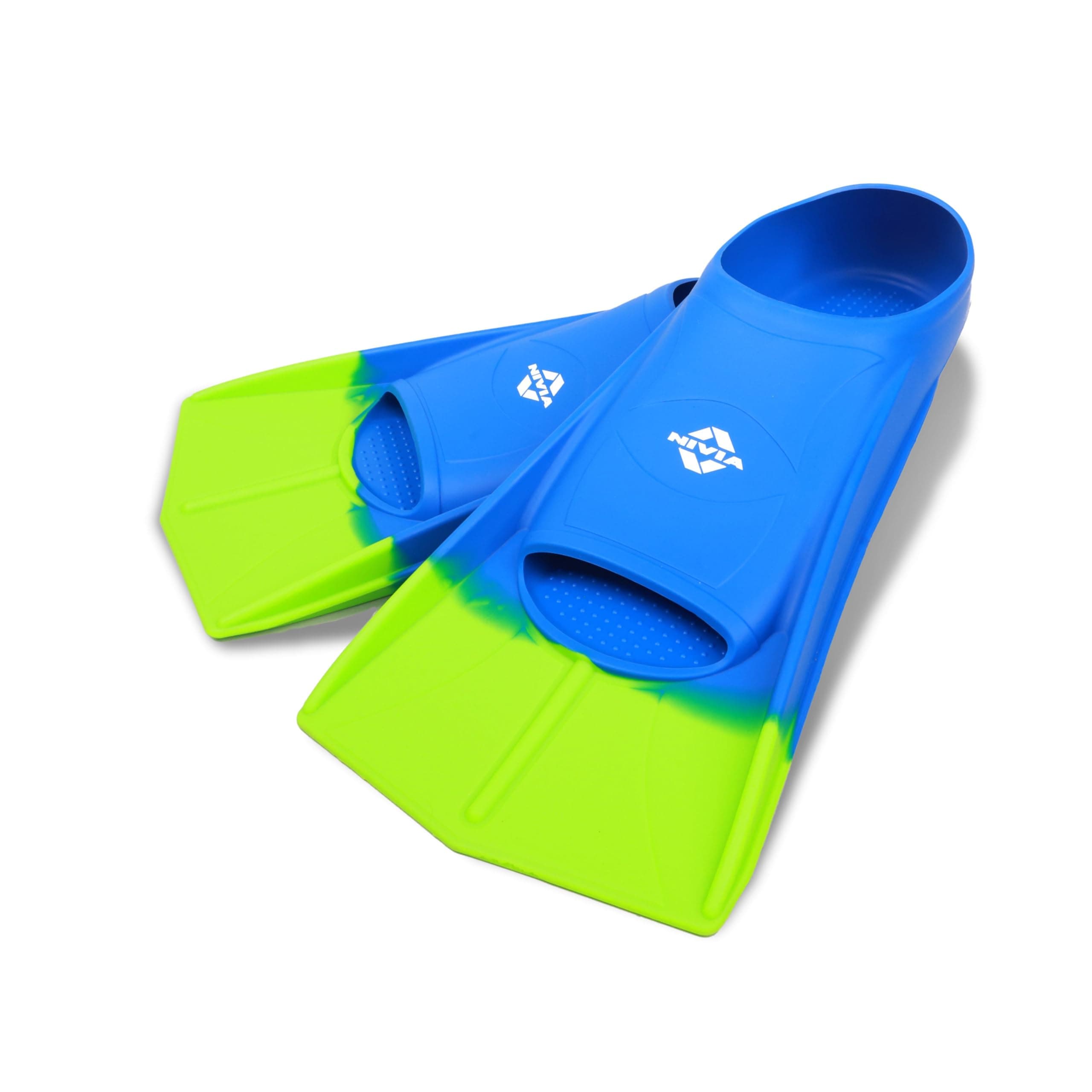 Nivia Finz Pro Trainer, Adjustable Swimming Fins, Swim Training Fins for Snorkeling Diving, for Kids (Size - X-Small, Blue)
