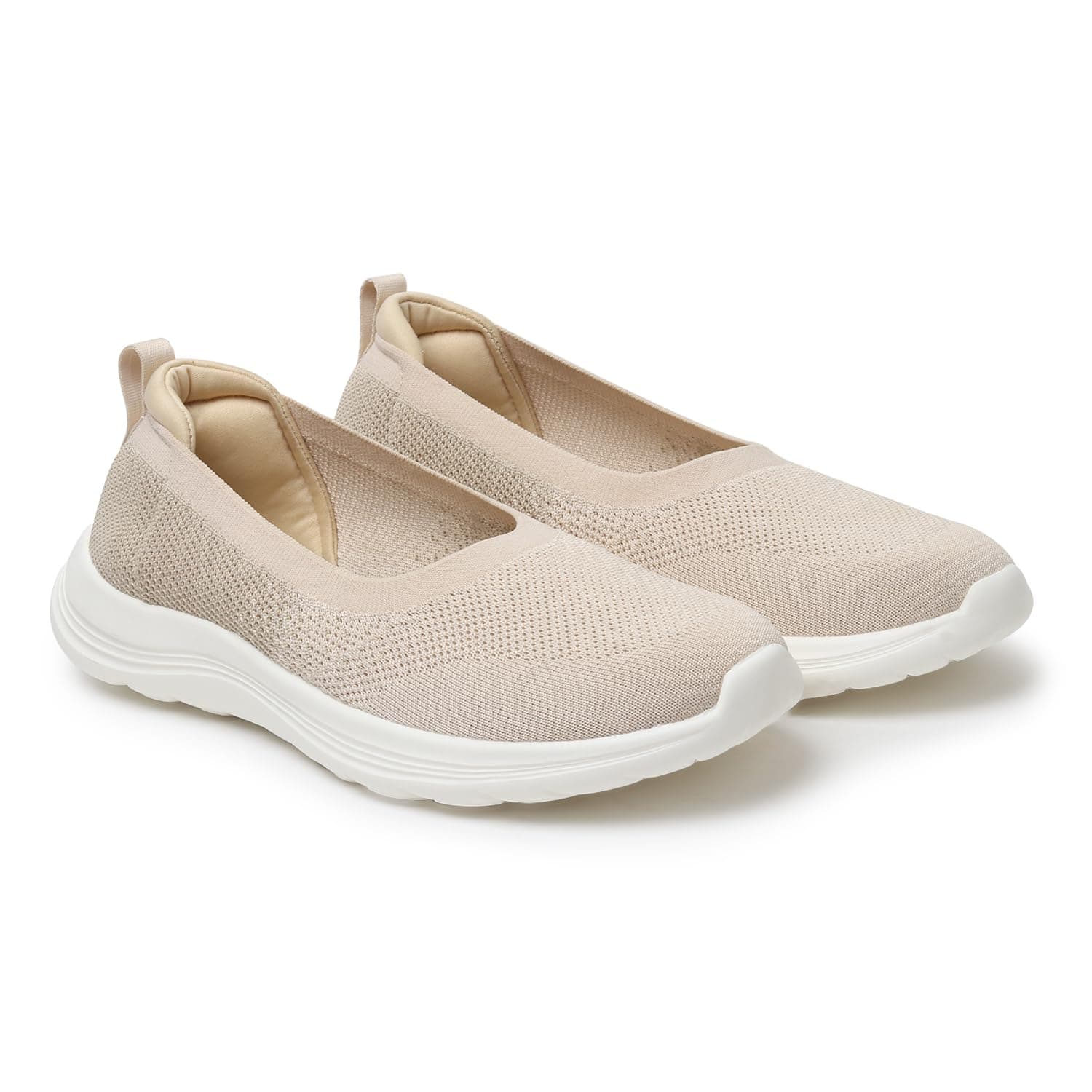 YOHO Knitted Slip-Ons for Women | Lightweight, Stylish & Casual Without Lace Sneakers for Woman | Extra Soft Insole & Shock Absorbing, Walking Loafer Shoes for Ladies SOS-113
