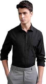 Highlander Men’s Slim Fit Formal Shirt | Solid Formal Shirt for Men | Comfortable Fabric | Stylish Design for Everyday Use & Office Wear