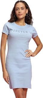 FOREVER 21 Womens Graphic T-Shirt Mini Dresses