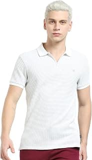 JACK & JONES Men Cotton Loose Polo Collar Short Sleeves T-Shirt