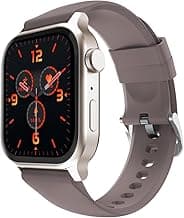 Fire-Boltt Rise Smart Watch 1.85" HD Display with Bluetooth Calling, AI Voice Assistant, Rotating Crown, SpO2 & Heart Rate Monitor, 120+ Sports Modes, Smart Watch for Men & Women - Cinnamon Slate