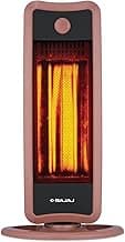Bajaj RHT2C Room Heater 900 Watts | 2 Heat Settings (450W / 900W) | DuraElements | High Thermal Effeciency | Portable And Light To Carry | 2 Yr Warranty 【Black】