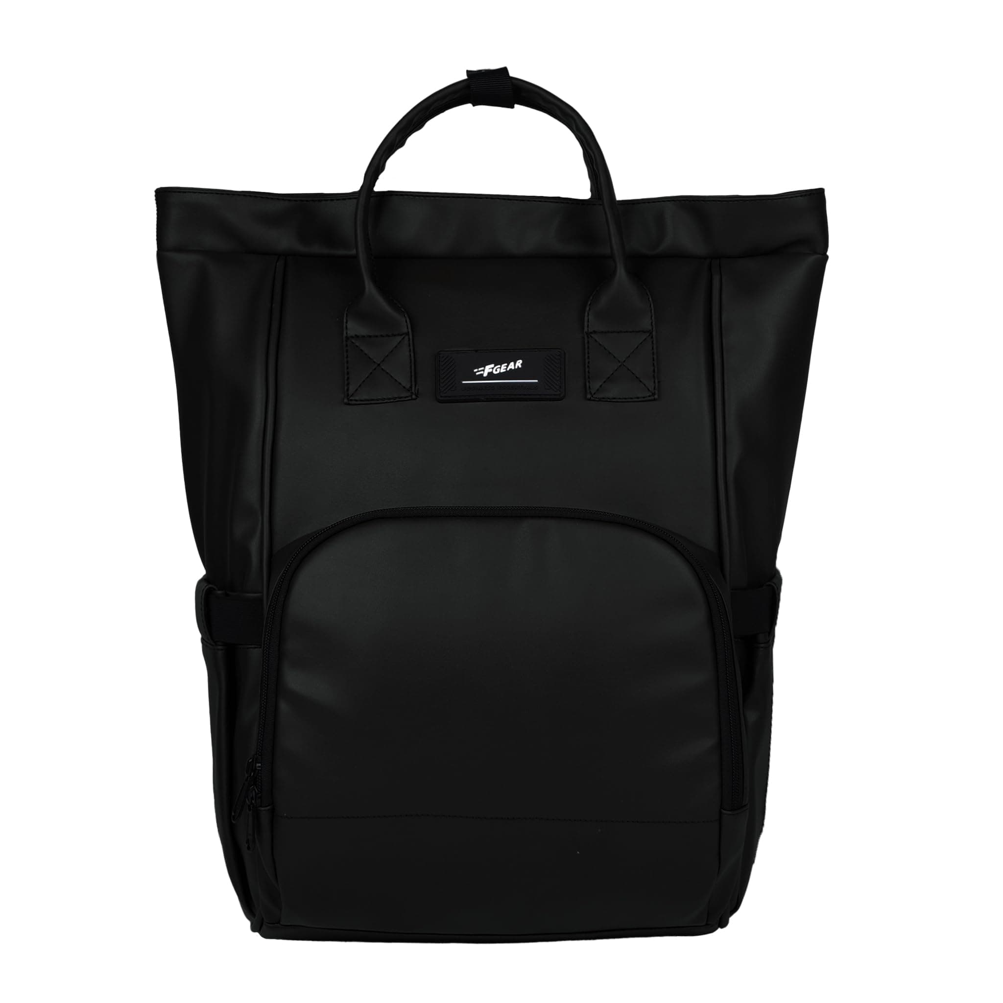 F Gear Voila 18L Tote Bag Cum Backpack| Faux Artificial Vegan Leather Bag| 1 compartment| 3 Pockets| Multiple Sleeves| Gifts for Men Women Boys Girls Casual/College/School/Office/Travel Bag