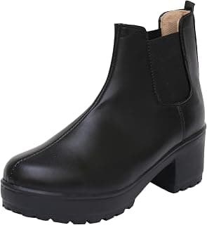 XE Looks 100% Vegan Leather Attractive & Stylish Boots for Women