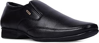 Liberty Fortune HOL-132E Formal Non-Lacing Moccasin Shoes for Men - Formal Shoes for Men – Stylish, Cushione – Business, Wedding, Office Wear – Black, Brown, Tan – Lightweight & Comfortable