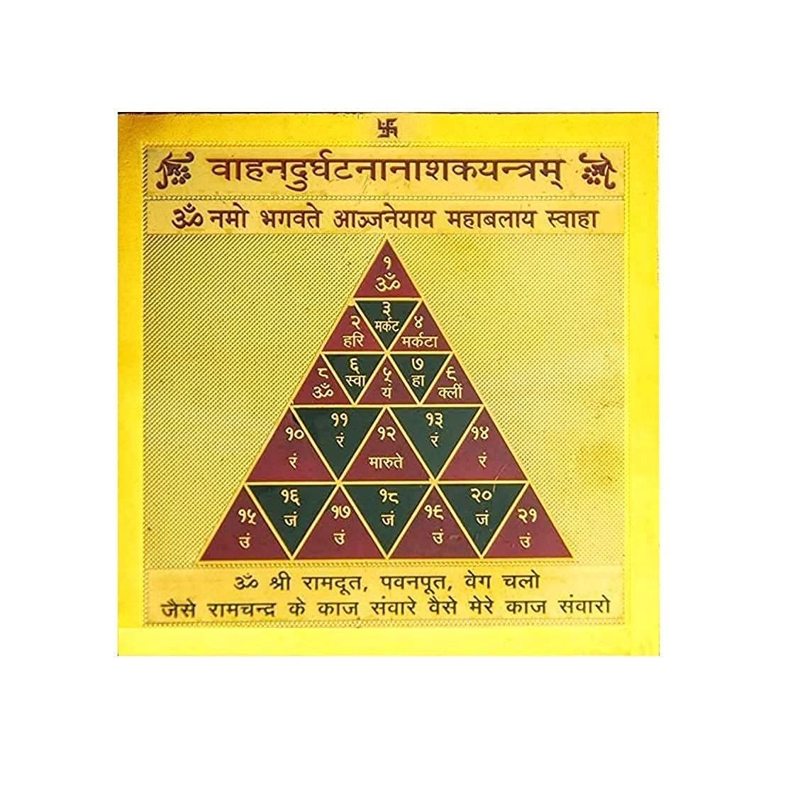 A&S Ventures Vahan Durghatna Nashak Yantra/Road Accident Prevention Yantra 100% Effective