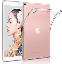 MOCA Shockproof Soft TPU Back Case Cover for iPad Models Slim Lightweight Protective Tablet Case with Raised Edges Scratch Resistant Flexible Durable (10.2" iPad 9th 8th 7th Gen)