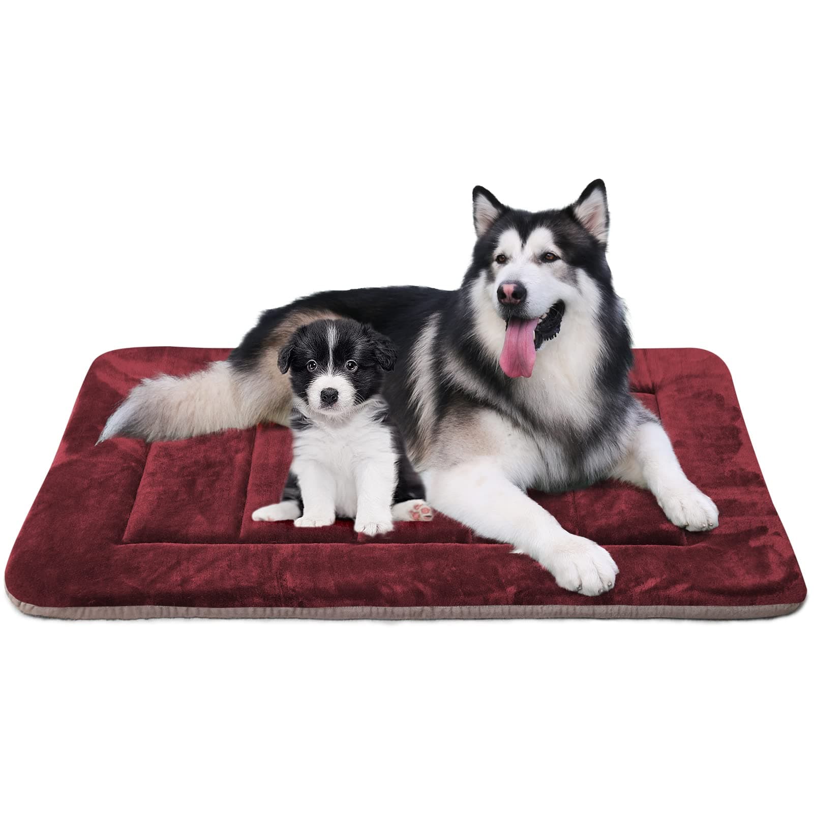 Hero Dog Bed for Extra Large Dogs - Soft Crate Pad Mat, Kennel Cushion, Non-Slip Washable Mattress, 48 in Pet Sleeping Mat