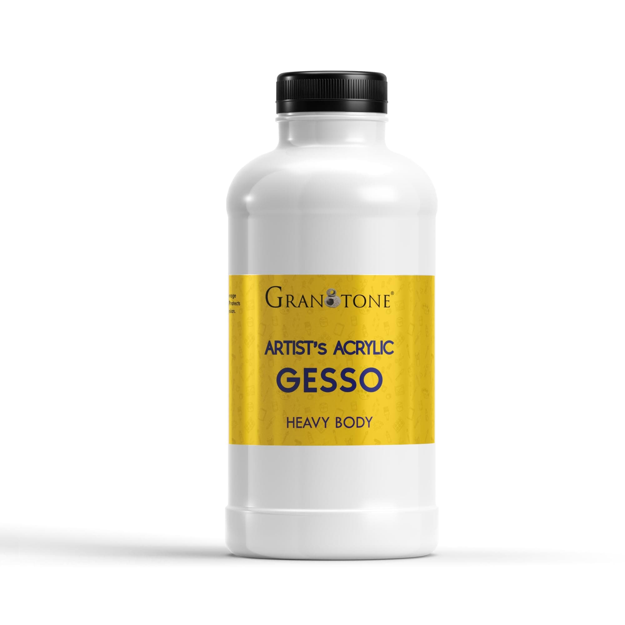 GRANOTONE Acrylic Gesso White 500ml Universal Primer