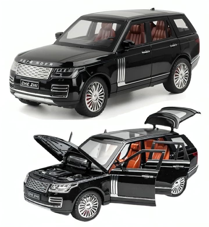 Galaxy Hi-Tech® Range Rover SUV Car 1:32 Scale Model Car Exclusive Alloy Metal Pull Back Die-cast Metal Pullback Toy car with Openable Doors & Light Music Best Gifts Toys Kids【Colors as Per Stock】