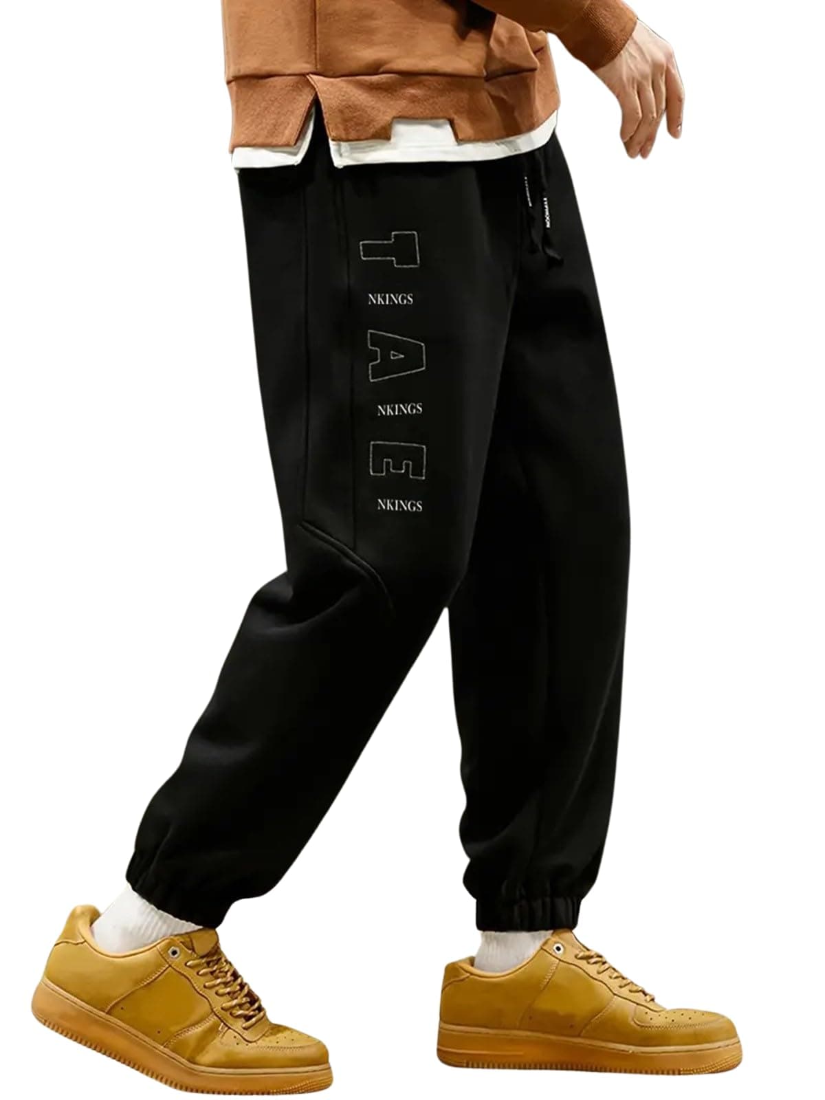 Lymio Track Pant for Men ||Side Latter Print Style Look Pant || Jogger Track Pant (Packs Also Available) (TP-25-28-1)